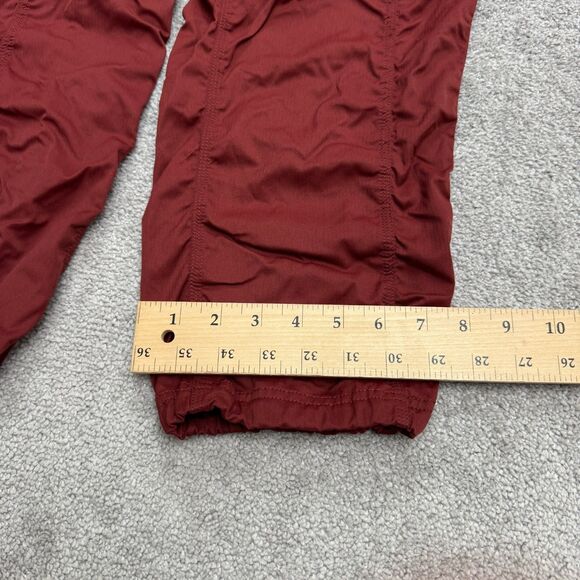 The North Face Aphrodite 2.0 Capri Pants Womens Medium Red Ruched Outdoor Hiking - Picture 14 of 15